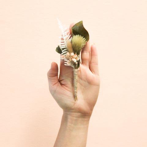 Wedding Boutonniere | Blushing Beauty - Gather Australia