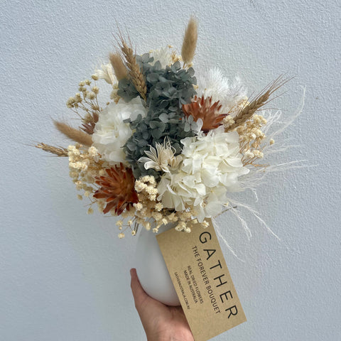 Dried Flower Arrangement | Pewter