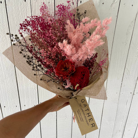 Dried Flower Bouquet | Burgundy Babe