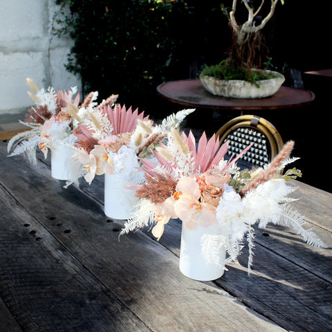 Table Statement Flowers in Vessels | Hire Flowers